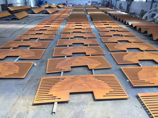 AISI ASTM Weathering Steel Sheet Edge Montaż krawędzi metalowych