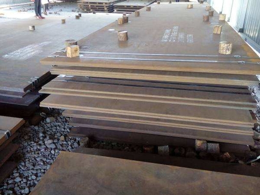 Odporne na korozję stalowe blachy Corten NM500 wear Plate550 Płyta stalowa w krajobrazie