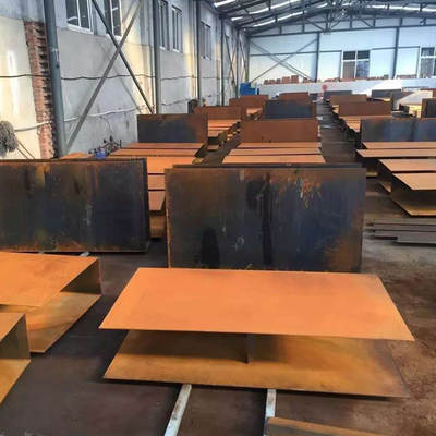 Zewnętrzne blachy Corten odporne na SPA-H z rdzawym wykończeniem