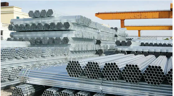 Spawana stal ocynkowana rurowa ASTM GB BS Standard dla rur konstrukcyjnych