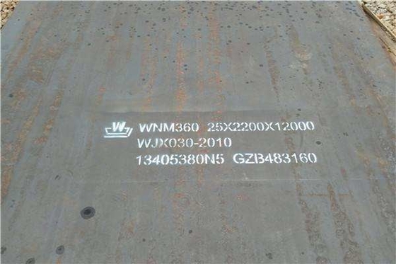 NM450 NM550 Odporna na ścieranie blacha stalowa Stop o wysokiej wytrzymałości 0,3 m